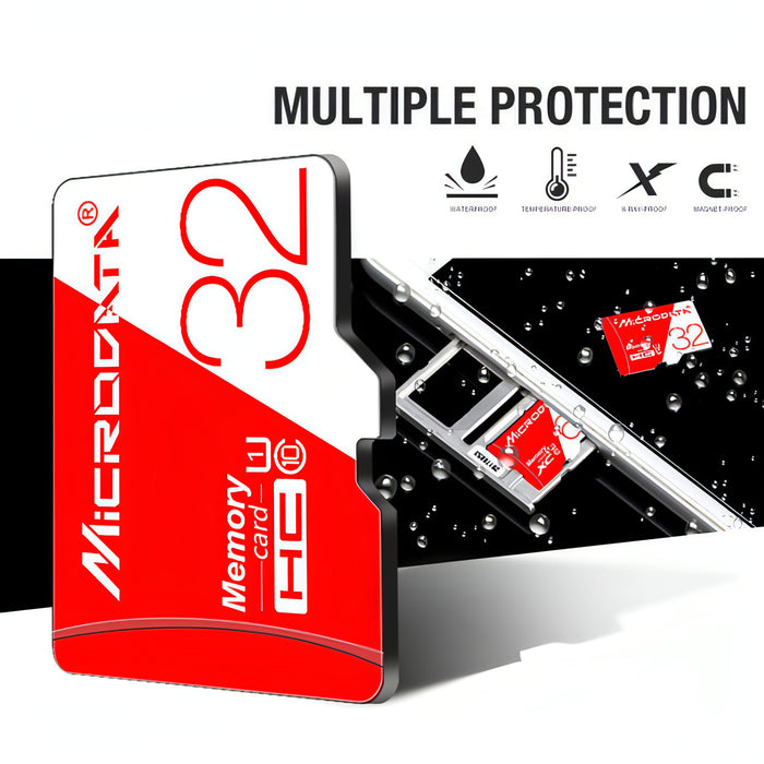 MICRODATA 16GB High Speed U1 Red and White TF(Micro SD) Memory Card SJMUSICGROUP