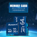 MICRODATA 16GB U1 Blue TF(Micro SD) Memory Card SJMUSICGROUP