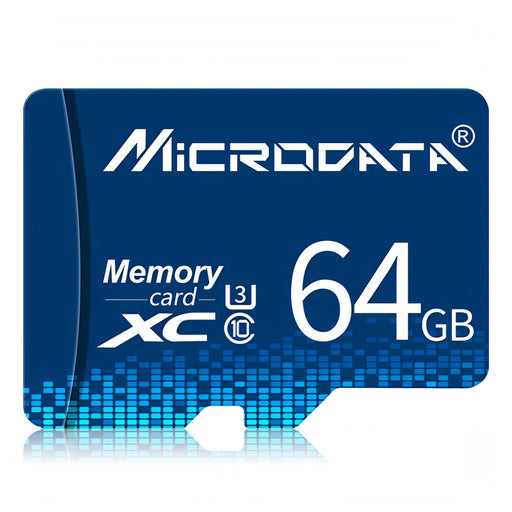 MICRODATA 64GB U3 Blue TF(Micro SD) Memory Card SJMUSICGROUP