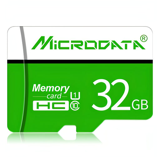 MICRODATA 32GB U1 Green and White TF(Micro SD) Memory Card SJMUSICGROUP