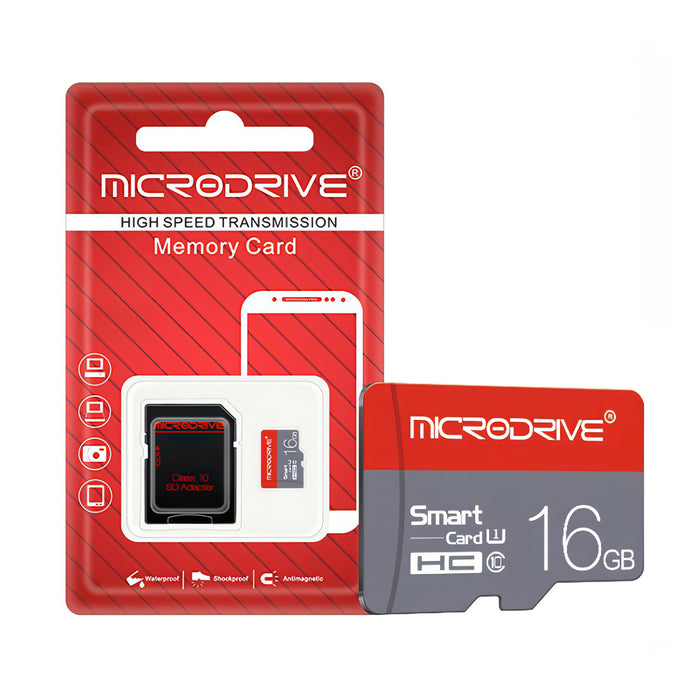 Microdrive 16GB High Speed Class 10 Micro SD(TF) Memory Card SJMUSICGROUP