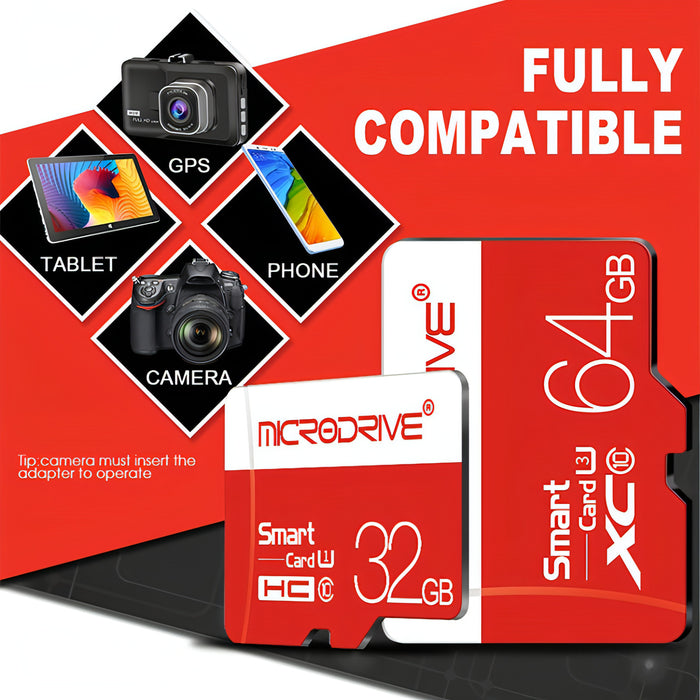 Microdrive 32GB High Speed Class 10 Micro SD(TF) Memory Card SJMUSICGROUP