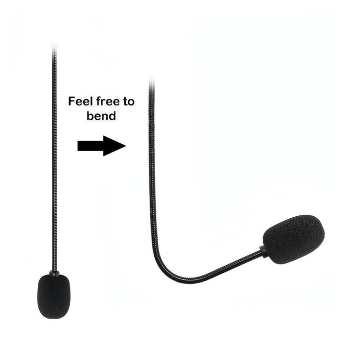 ZJ033MR-03 19cm 4 Level Pin 3.5mm Straight Plug Gaming Headset Sound Card Live Microphone SJMUSICGROUP