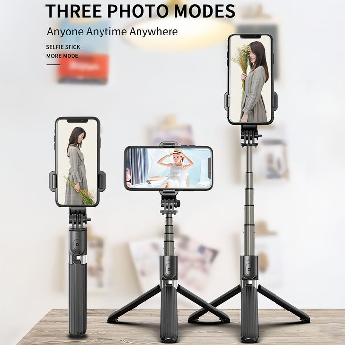 L03 Aluminum Alloy Foldable Bluetooth Tripod Selfie Stick SJMUSICGROUP