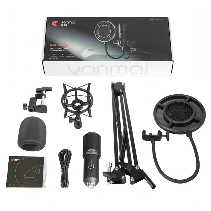 Yanmai Q10B USB Recording Microphone Kit SJMUSICGROUP