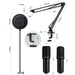 Yanmai Q10 3.5mm Recording Microphone Kit SJMUSICGROUP