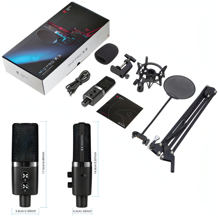 Yanmai X3 USB Recording Microphone Kit SJMUSICGROUP