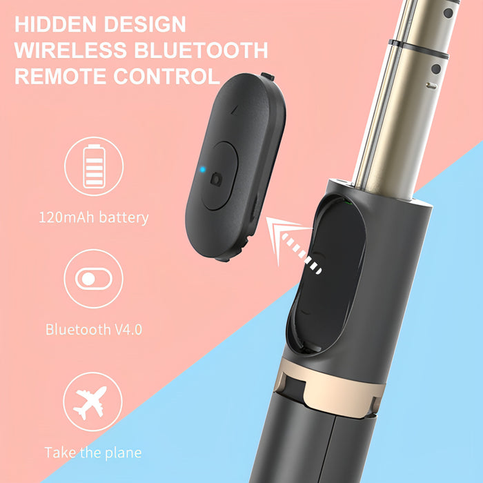 Q03 Bluetooth Remote Control Tripod Selfie Stick Phone Holder SJMUSICGROUP