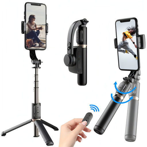 Q08 Gimbal Stabilizer Bluetooth Remote Control Tripod Selfie Stick SJMUSICGROUP