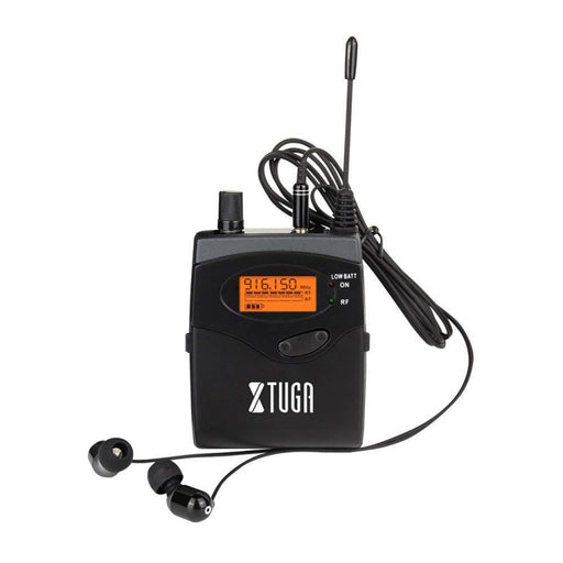 XTUGA RW2080 UHF Wireless Stage Singer In-Ear Monitor System Single BodyPack Receiver SJMUSICGROUP