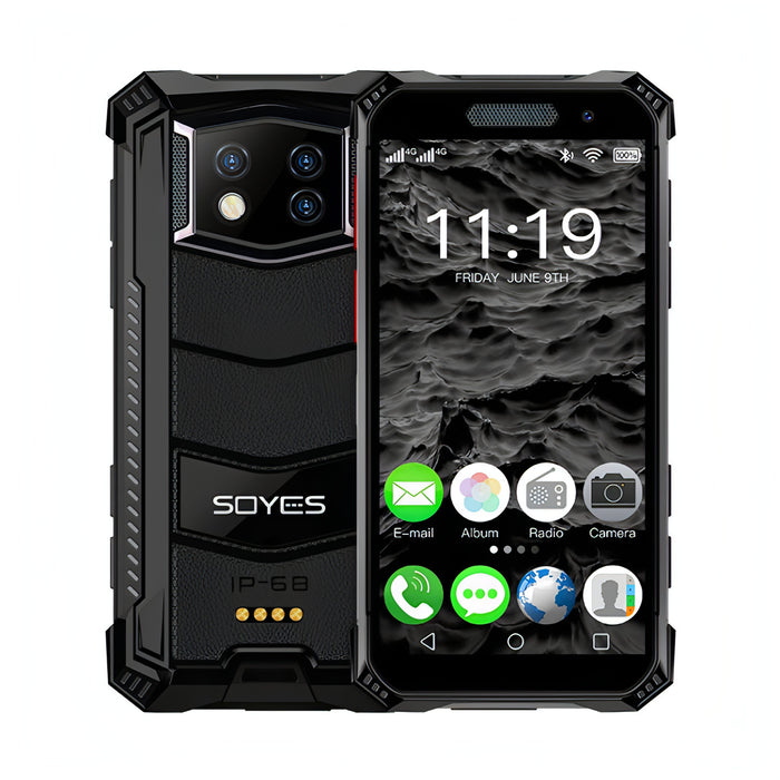 IP68 Waterproof Dustproof Shockproof, Face Identification, 3.5 inch Android 10.0 MTK6762 Octa Core up to 2.0GHz, Dual SIM, PTT Walkie Talkie, OTG, NFC, Network: 4G SJMUSICGROUP