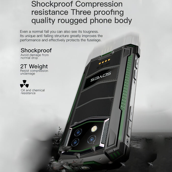 IP68 Waterproof Dustproof Shockproof, Face Identification, 3.5 inch Android 10.0 MTK6762 Octa Core up to 2.0GHz, Dual SIM, PTT Walkie Talkie, OTG, NFC, Network: 4G SJMUSICGROUP