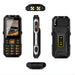 Waterproof Shockproof Dustproof, 16800mAh Battery, 2.4 inch, 21 Keys, Bluetooth, LED Flashlight, FM, SOS, Dual SIM, Network: 2G SJMUSICGROUP