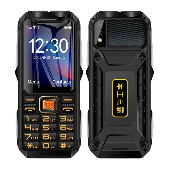 Waterproof Shockproof Dustproof, 16800mAh Battery, 2.4 inch, 21 Keys, Bluetooth, LED Flashlight, FM, SOS, Dual SIM, Network: 2G SJMUSICGROUP