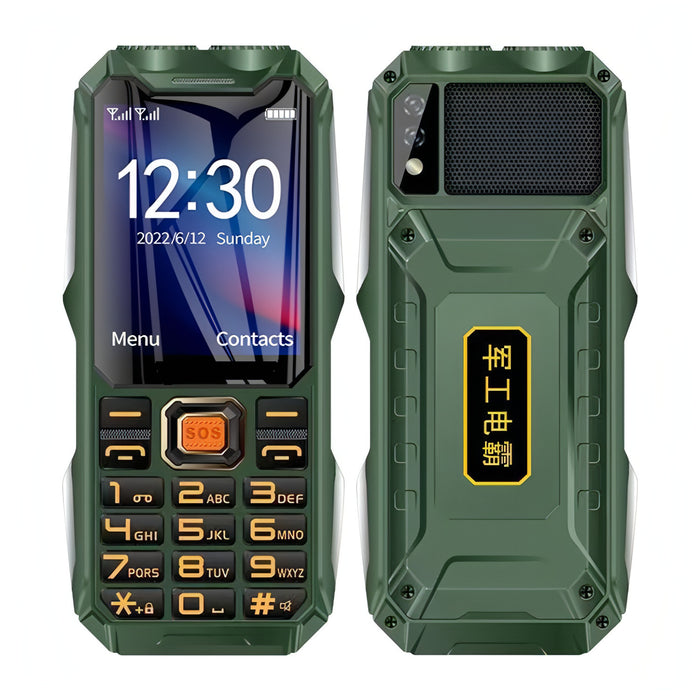 Waterproof Shockproof Dustproof, 16800mAh Battery, 2.4 inch, 21 Keys, Bluetooth, LED Flashlight, FM, SOS, Dual SIM, Network: 2G SJMUSICGROUP