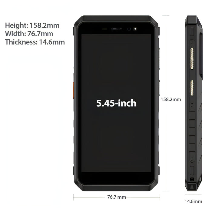 IP68/IP69K Waterproof Dustproof Shockproof, Dual Back Cameras, Face Unlock, 5.45 inch Android 12 MediaTek Helio G25 MT6762VWB Octa Core up to 2.0GHz, Network: 4G, NFC, OTG SJMUSICGROUP