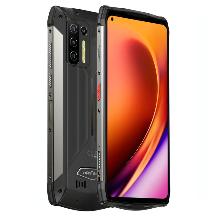 Quad Back Cameras, IP68/IP69K Waterproof Dustproof Shockproof, Face ID & Fingerprint Identification, 13200mAh Battery, 6.81 inch Android 11 MTK Helio G95 Octa Core up to 2.05GHz, Network: 4G, OTG, NFC SJMUSICGROUP