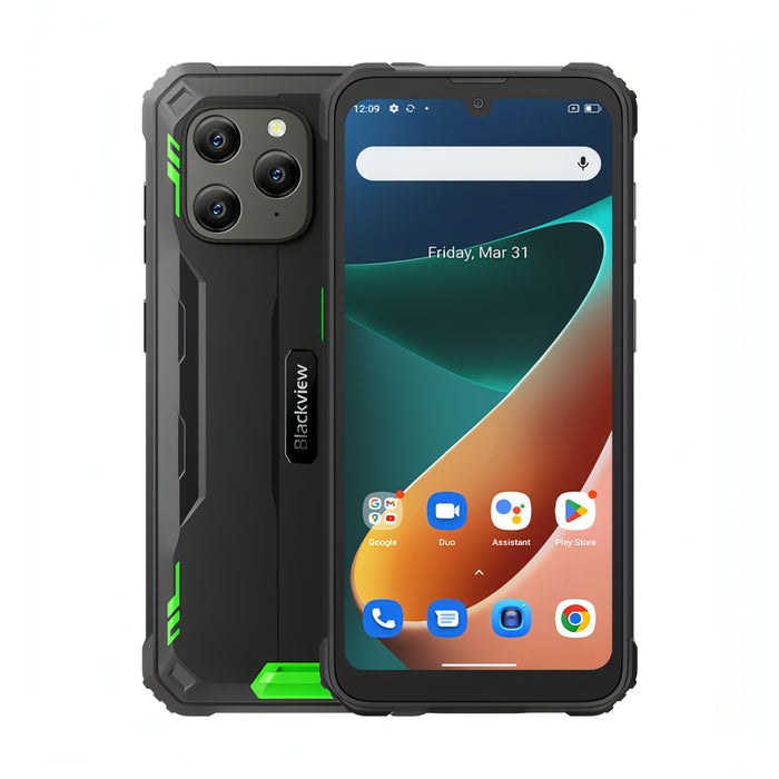 IP68/IP69K/MIL-STD-810H, Face Unlock, 6580mAh Battery, 6.1 inch Android 12 MTK6765 Helio P35 Octa Core up to 2.3GHz, Network: 4G, OTG, NFC, Dual SIM SJMUSICGROUP