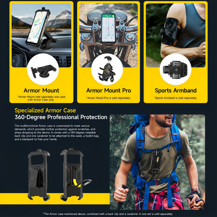 Ulefone Armor 27 Pro Rugged Phone, 12GB+256GB, Night Vision, 10600mAh, 6.78 inch Android 14 MediaTek Dimensity 6300 Octa Core, Network: 5G, NFC SJMUSICGROUP