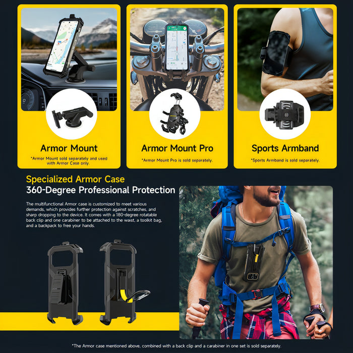 Ulefone Armor 27T Pro Rugged Phone, Thermal Imaging, 12GB+256GB, Night Vision, 10600mAh, 6.78 inch Android 14 MediaTek Dimensity 6300 Octa Core, Network: 5G, NFC SJMUSICGROUP