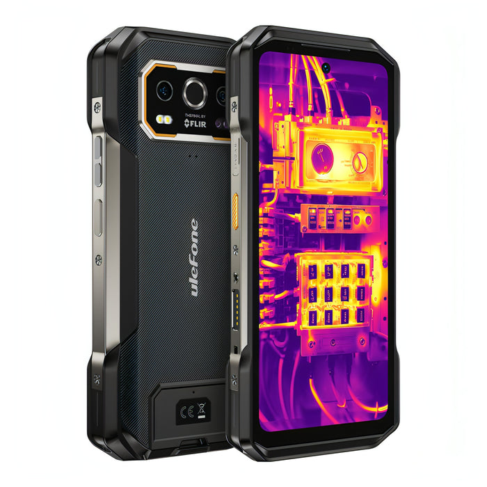 Ulefone Armor 27T Pro Rugged Phone, Thermal Imaging, 12GB+256GB, Night Vision, 10600mAh, 6.78 inch Android 14 MediaTek Dimensity 6300 Octa Core, Network: 5G, NFC SJMUSICGROUP