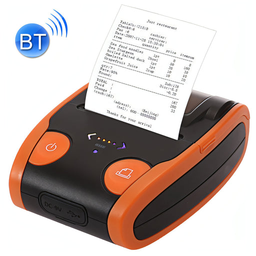 QS-5806 Portable 58mm Bluetooth POS Receipt Thermal Printer SJMUSICGROUP