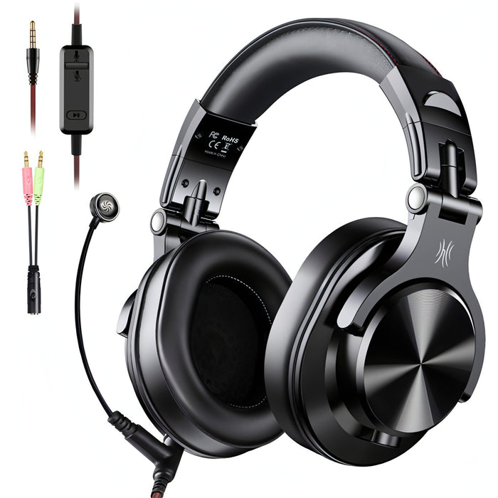 OneOdio A71 Head-mounted Noise Reduction Wired Headphone with Microphone SJMUSICGROUP