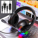 YINDIAO Q2 Head-mounted Wired Gaming Headset with Microphone, Version: Dual 3.5mm + USB SJMUSICGROUP