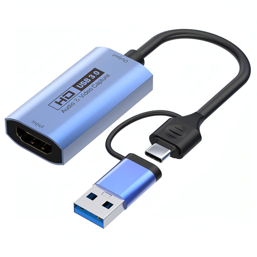 Z29C HDMI/F Female to USB-C / Type-C+USB 3.0/M Male HD Video Capture Card SJMUSICGROUP