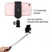 PULUZ 1/4 inch Hot Shoe Tripod Head +  Tripod Stand Clamp for iPhone, Samsung, Huawei, HTC, 5.5cm - 8cm Width Smartphones SJMUSICGROUP