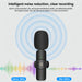 PULUZ Wireless Lavalier Noise Reduction Reverb Microphones for iPhone / iPad, 8-Pin Receiver Dual Microphones SJMUSICGROUP