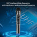 PULUZ UHF Wireless Dynamic Microphone with LED Display, 6.5mm Transmitter SJMUSICGROUP