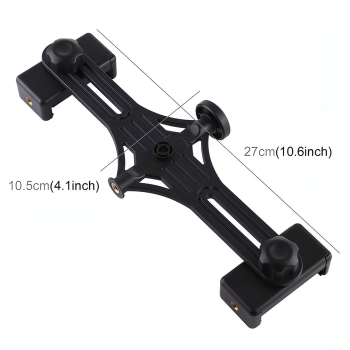 PULUZ Live Broadcast Dual Phone Brackets Horizontal Holder for iPhone, Galaxy, Huawei, Xiaomi, Sony and Other Smart Phones SJMUSICGROUP