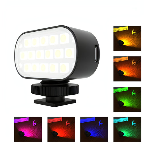 PULUZ Live Broadcast Video RGB LED Light Photography Beauty Selfie Fill Light SJMUSICGROUP