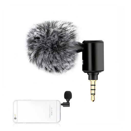 PULUZ 3.5mm Jack Mobile Phone Single Directional Adjustable Microphone SJMUSICGROUP