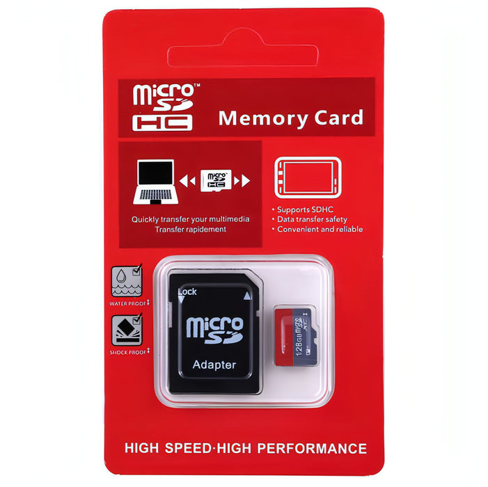 128GB High Speed Class 10 TF/Micro SDHC UHS-1(U1) Memory Card, Write: 15mb/s, Read: 30mb/s  (100% Real Capacity) SJMUSICGROUP