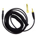 ZS0088 For Audio-Technica ATH-M50X / ATH-M40X Spring Headset Audio Cable, Cable Length: 1.4m-3m SJMUSICGROUP