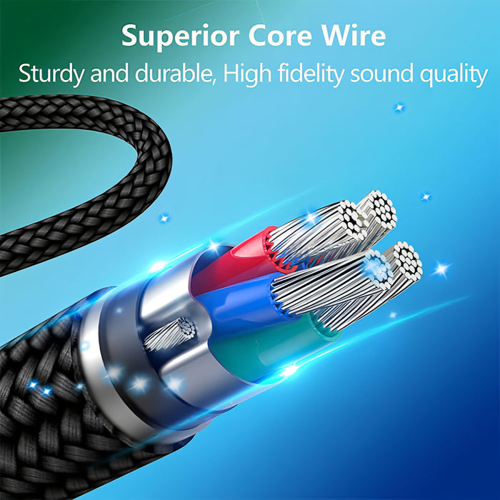 ZS0135 For SteelSeries Arctis 3 / 5 / 7 Earphone Audio Cable, Cable Length: 2m SJMUSICGROUP