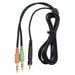 ZS0076 PC Version Gaming Headphone Cable for Sennheiser PC 373D GSP350 GSP500 GSP600 G4ME ONE GAME ZERO SJMUSICGROUP