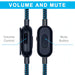 ZS0162 Wired Control Version Gaming Headset Audio Cable for Logitech Astro A10 A40 A30 SJMUSICGROUP