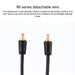 ZS0030 Call Version 3.5mm to A2DC Headphone Audio Cable for Audio-technica ATH-LS50/70/200/300/400/50 CKR90 SJMUSICGROUP