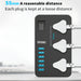 T09 3000W High Power Multi-Function Plug-in 3-Hole International Universal Jack + 6 USB Intelligent Charging SJMUSICGROUP