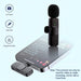 K9 Wireless Clip-on Auto Noise Cancelling Live Mini Microphone for 8-Pin Device 2 in 1 SJMUSICGROUP