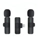 K9 Wireless Clip-on Auto Noise Cancelling Live Mini Microphone for 8-Pin Device 2 in 1 SJMUSICGROUP