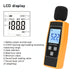 RZ1359 Digital Sound Level Meter DB Meters Noise Tester in Decibels LCD Screen SJMUSICGROUP