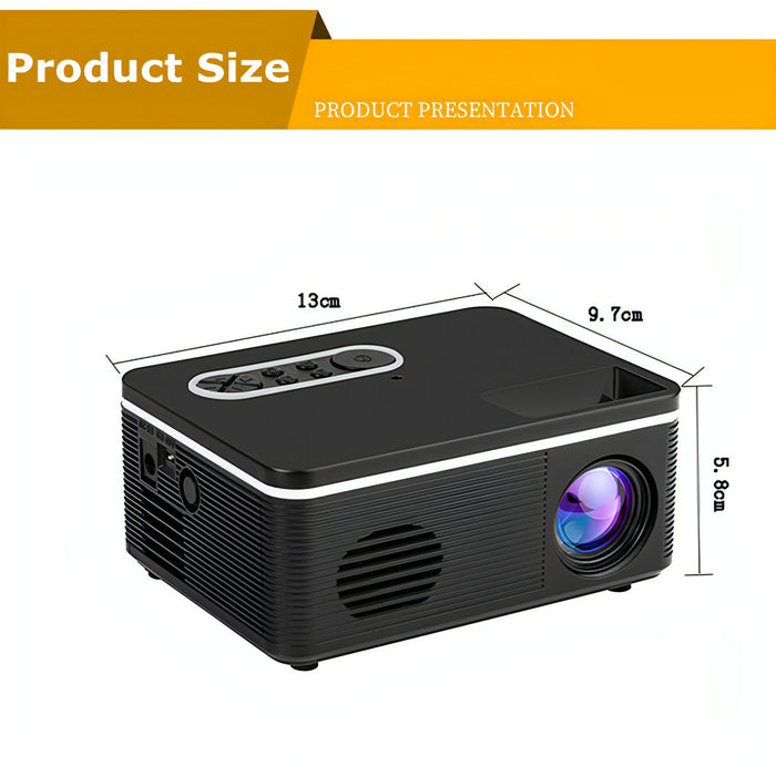 S361 80 lumens 480x320 Pixel Portable Mini Projector, Support 1080P SJMUSICGROUP