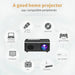 S361 80 lumens 480x320 Pixel Portable Mini Projector, Support 1080P SJMUSICGROUP