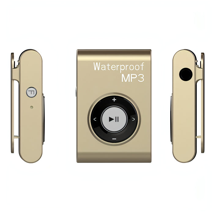 IPX8 Waterproof Swimming Diving Sports MP3 Music Player with Clip & Earphone, Support FM SJMUSICGROUP