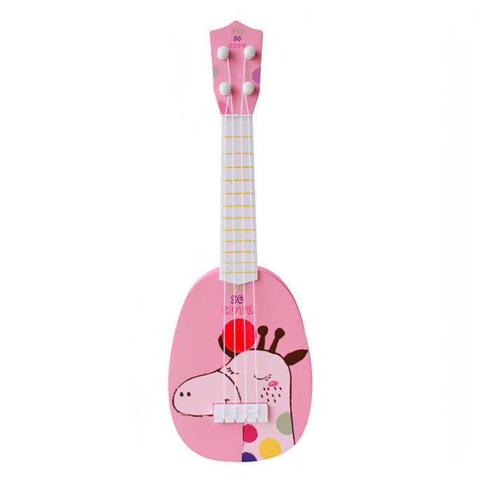 Small Simulation Musical Instrument Mini Four Strings Playable Ukulele Early Childhood Education Music Toy SJMUSICGROUP