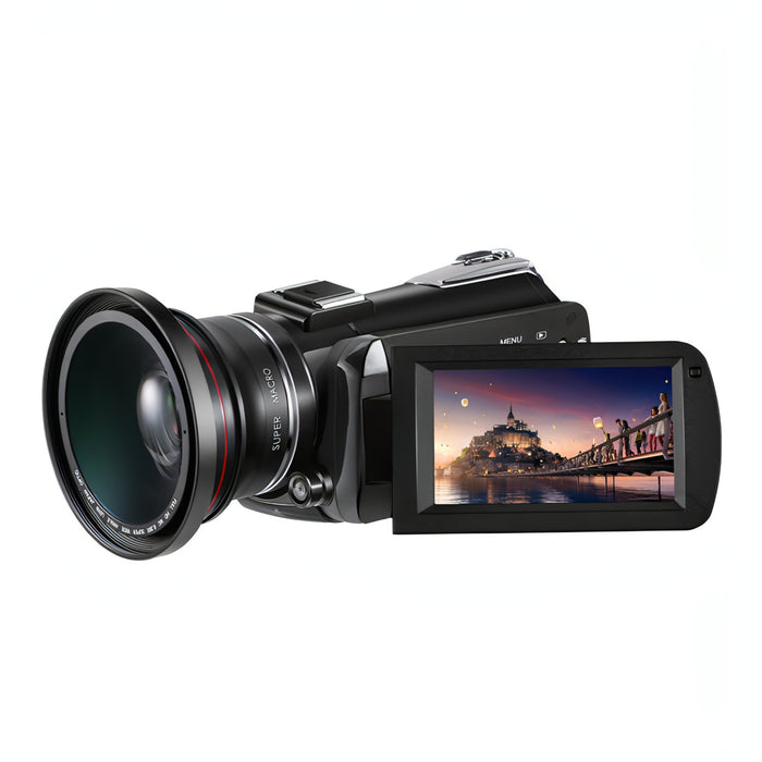 ORDRO AC5 4K HD Night Vision WiFi 12X Optical Zoom Digital Video DV Camera Camcorder SJMUSICGROUP